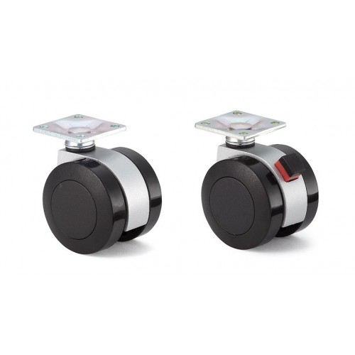 Twin Wheel Caster (Plate Type)
